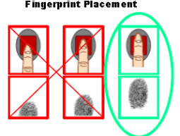 Fingerprint placement tips