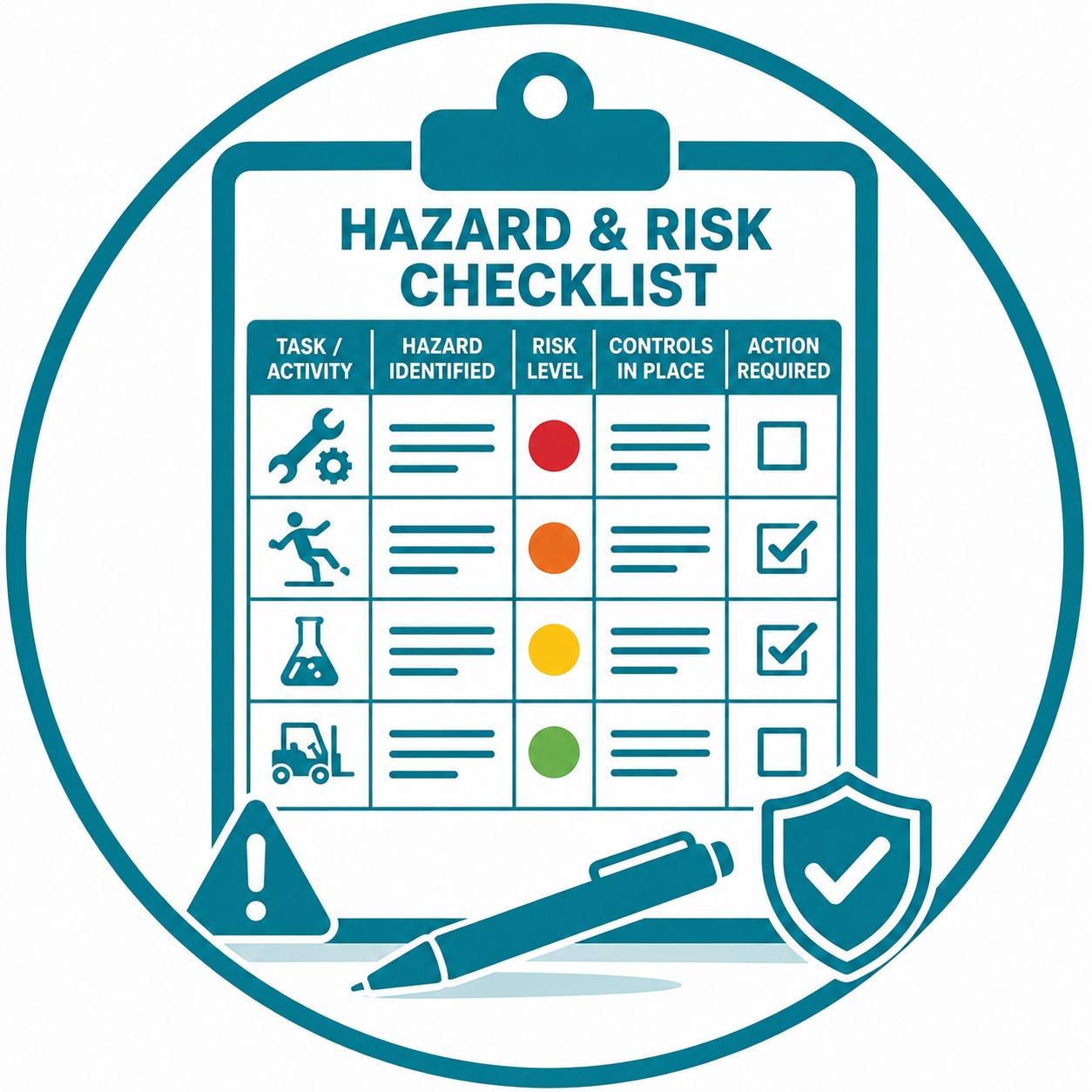 Hazard Identification and Risk Assessment icon